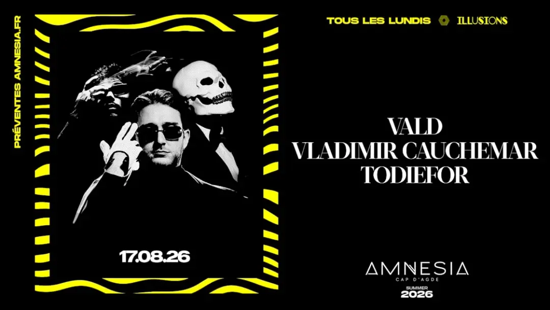 Vald + Vladimir Cauchemar + Todiefor @ Amnesia