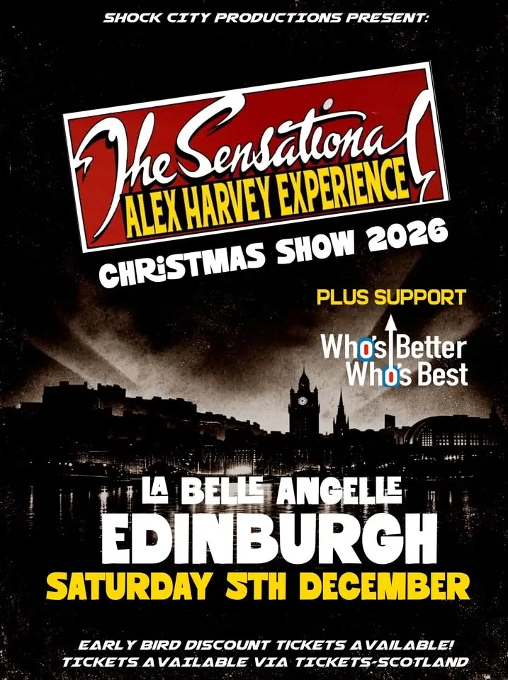 Sensational Alex Harvey Experience (with Who's Better, Who's Best) - Xmas Show '26 (Edinburgh)