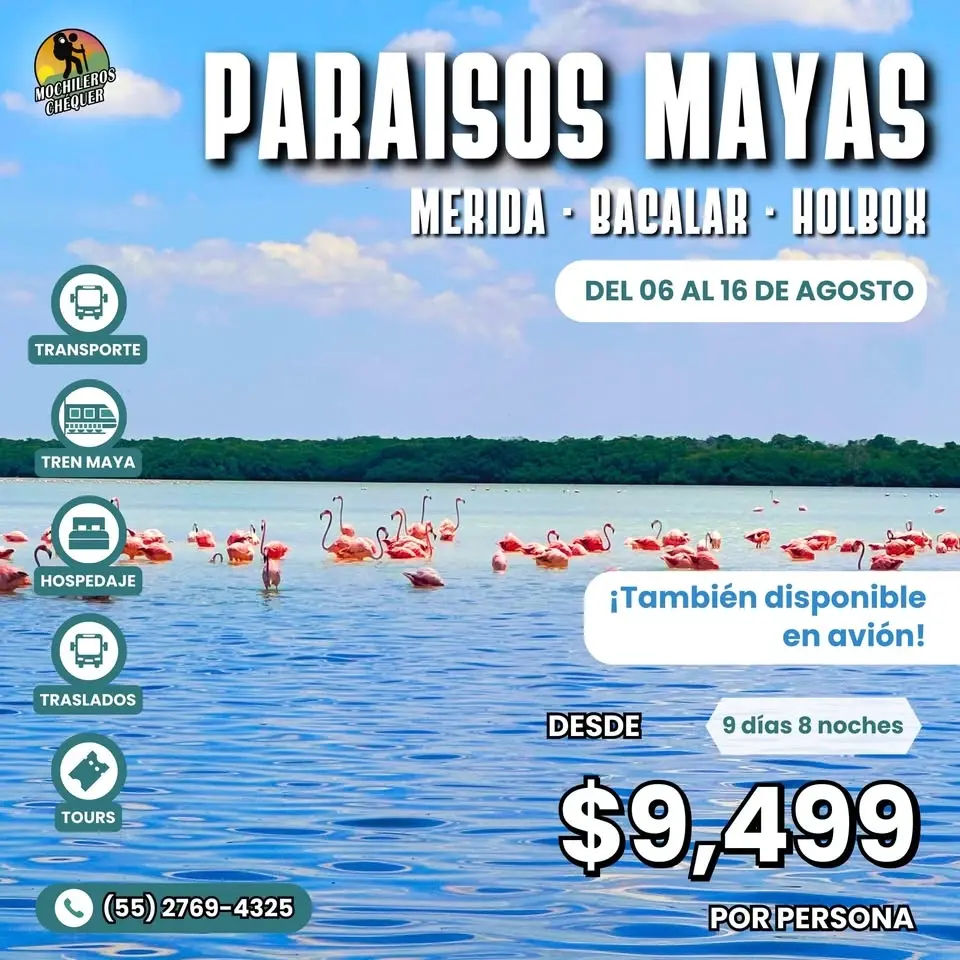 Viaje a Paraísos y Tren Maya 2026