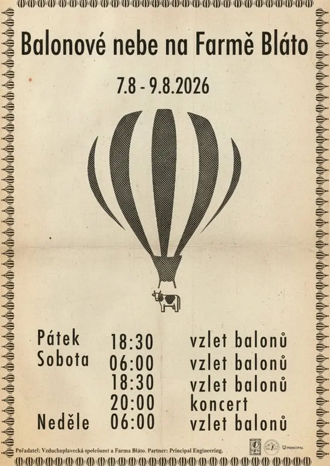 Balonové nebe na Farmě Bláto