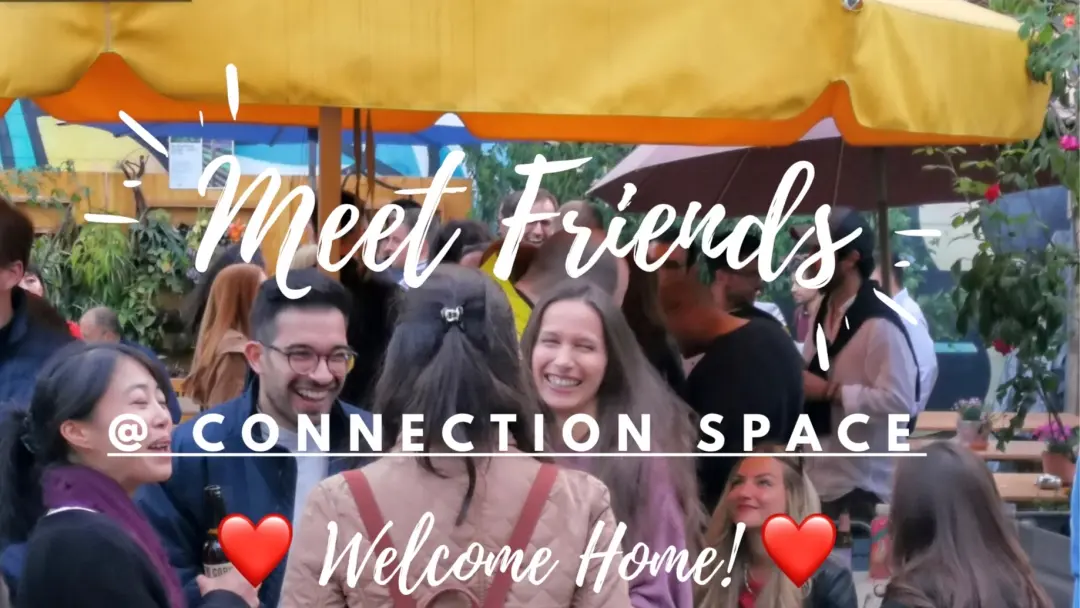 Connection Space WELCOME HOME❤️Meet FRIENDS😃Frau Gerolds ROOFTOP! Crowd-Mixing
