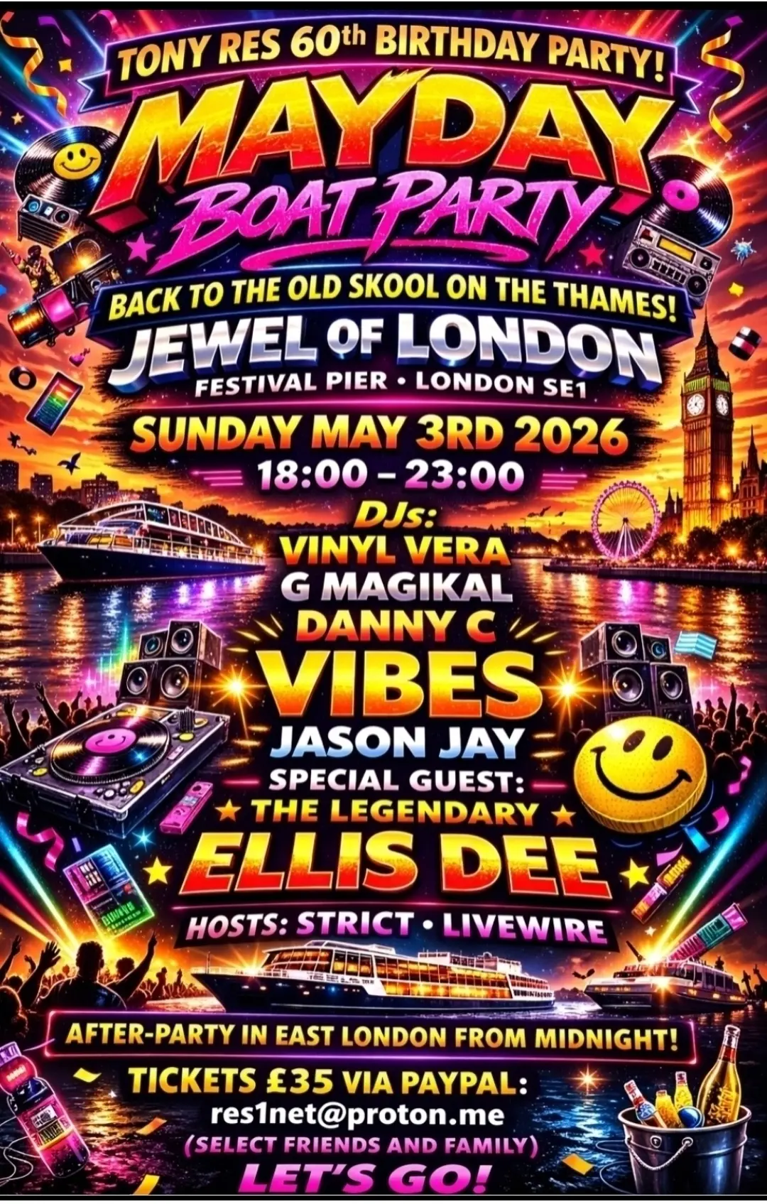 Mayday Boat Party