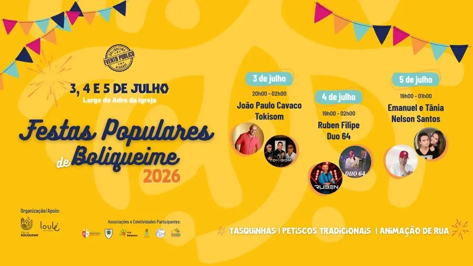 Festas Populares de Boliqueime 2026