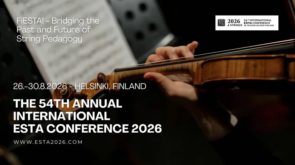 54th ESTA International Conference | Helsinki, Finland