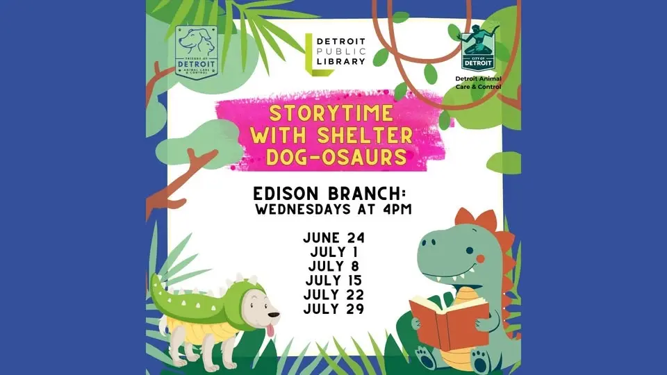 Storytime with Shelter Dog-osaurs