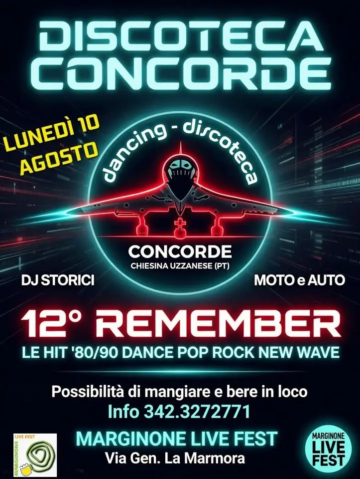 12° Remember Discoteca Concorde 