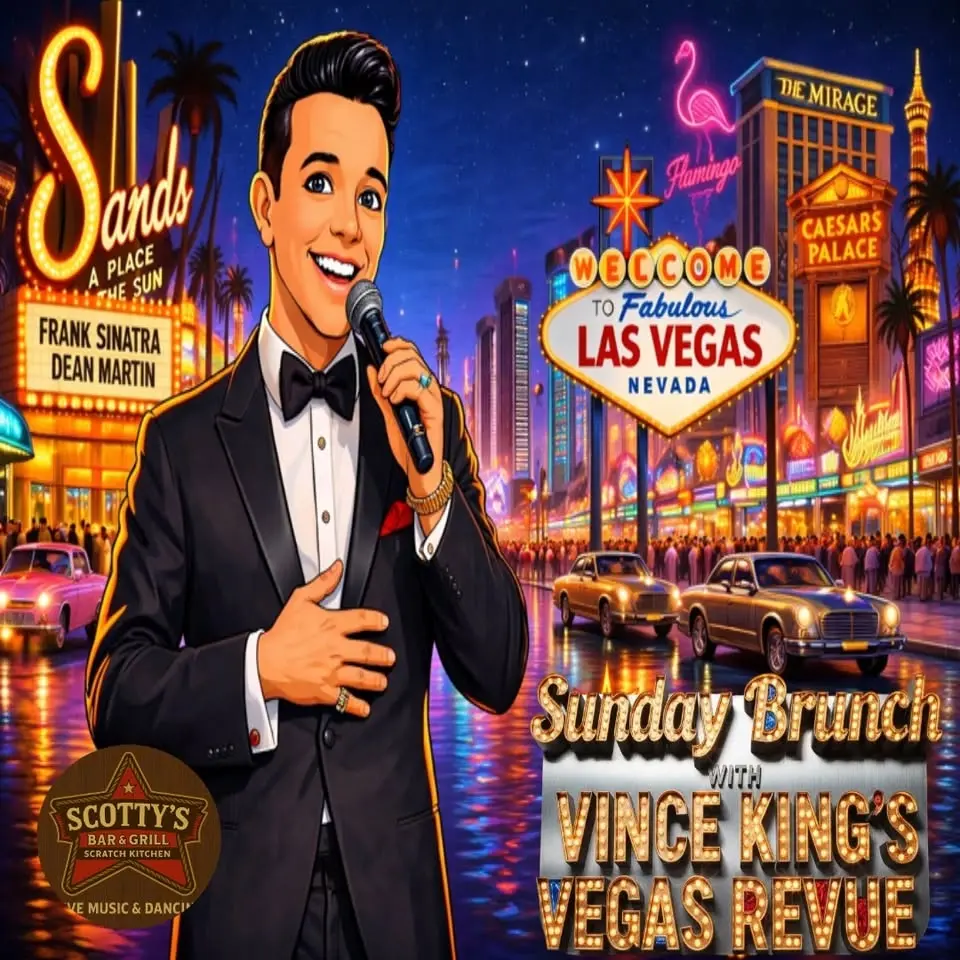 Sunday Brunch with Vince King's Vegas Revue Live /Free Entry