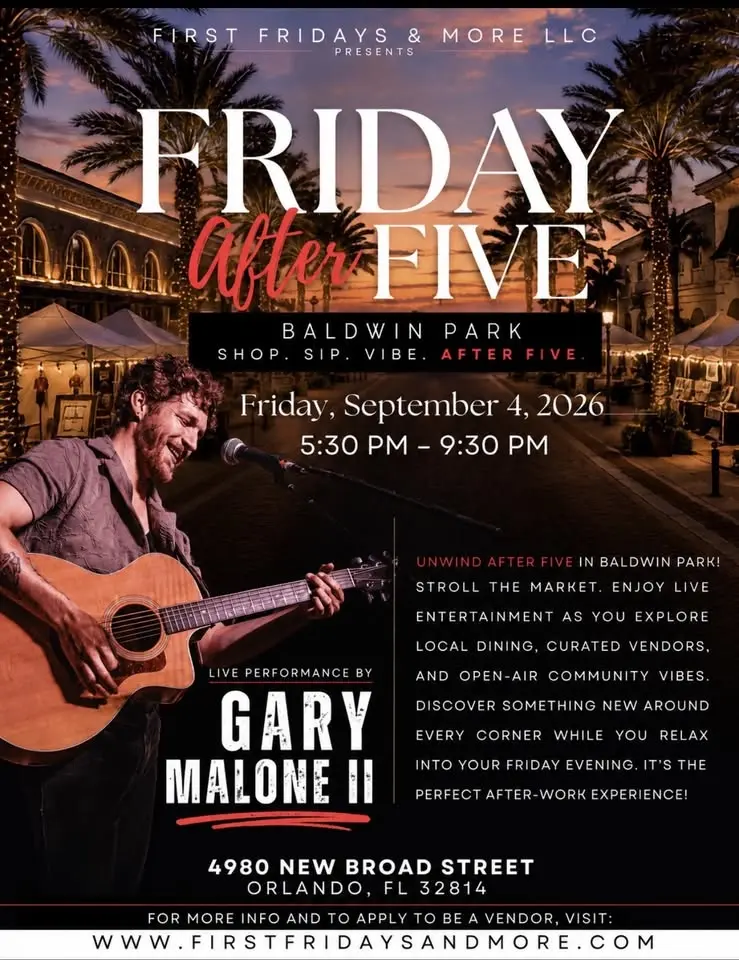 Friday After Five – Baldwin Park