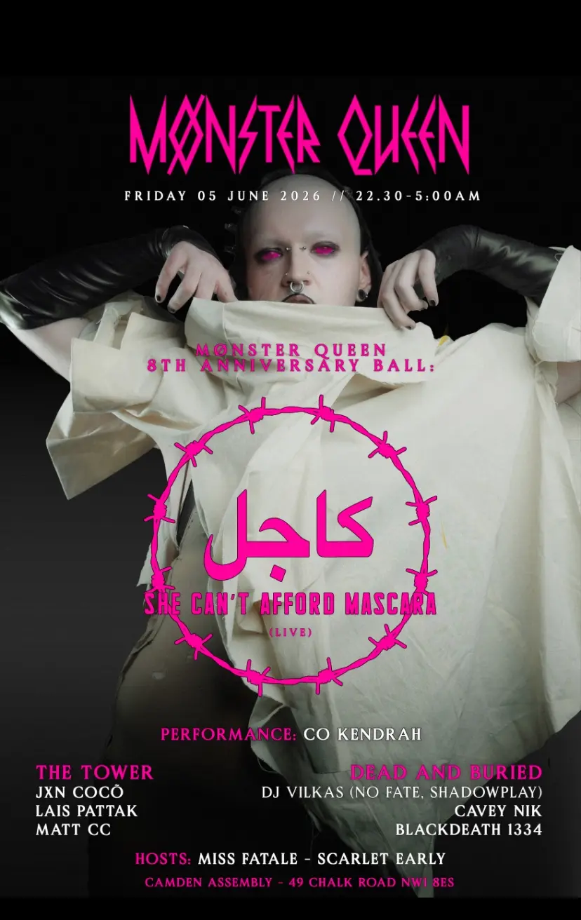 Mønster Queen - 8TH ANNIVERSARY PRESENTS: SHE CAN'T AFFORD MASCARA