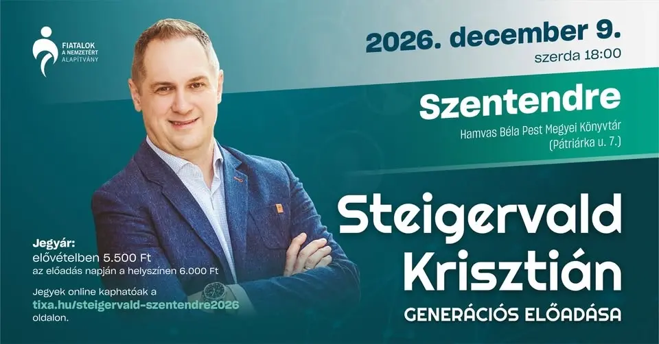 Steigervald Krisztián generációs előadása Szentendrén