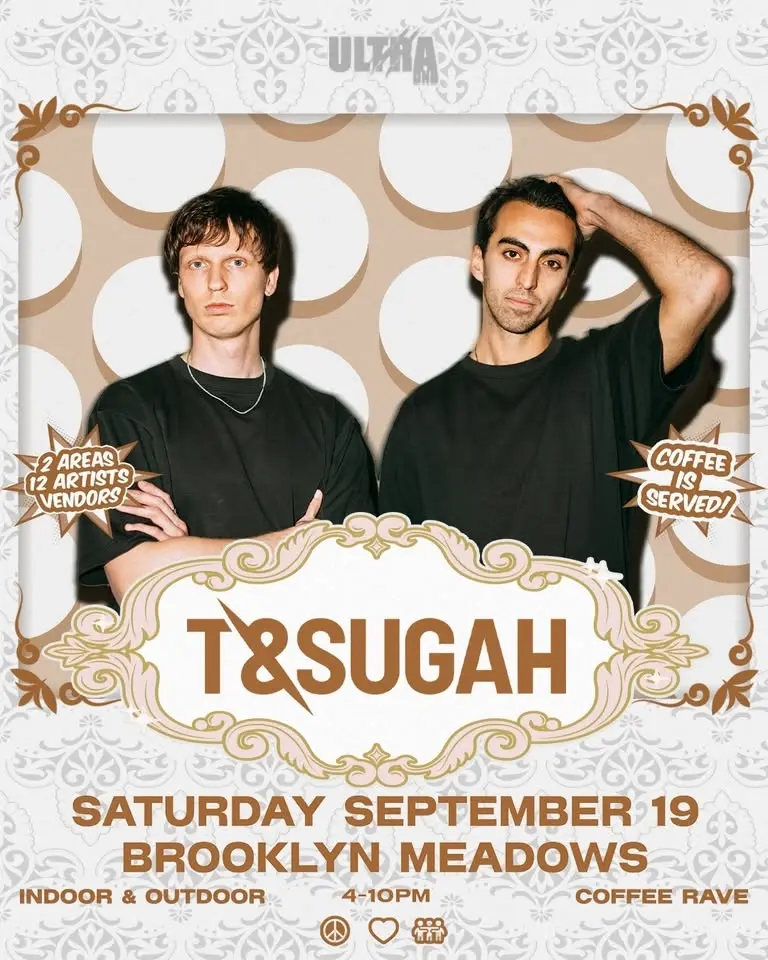 T & SUGAH COFFEE RAVE SATURDAY 9/19 11PM - WOODSHOP BROOKLYN