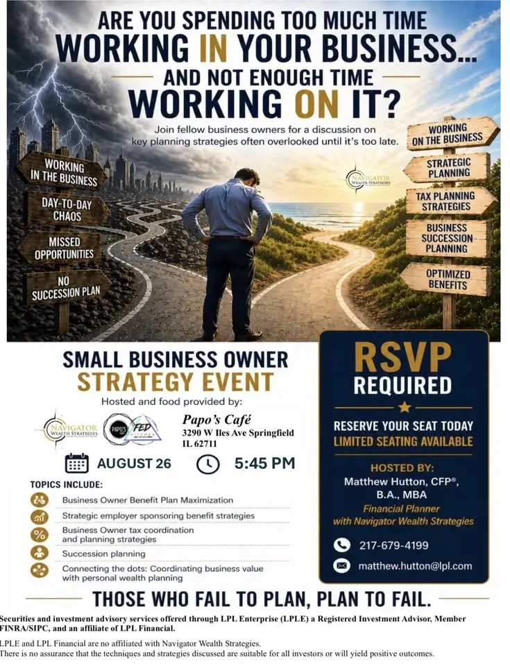 Small Business Owner Strategy Event