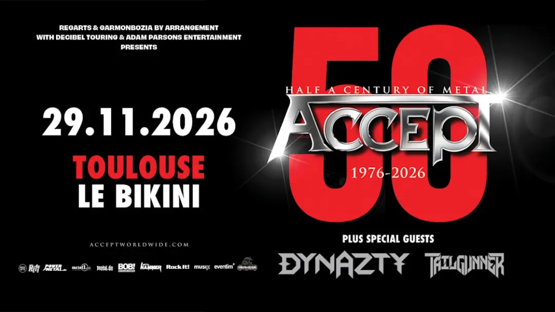 Accept "50th Anniversary Tour" + Dynazty + Tailgunner