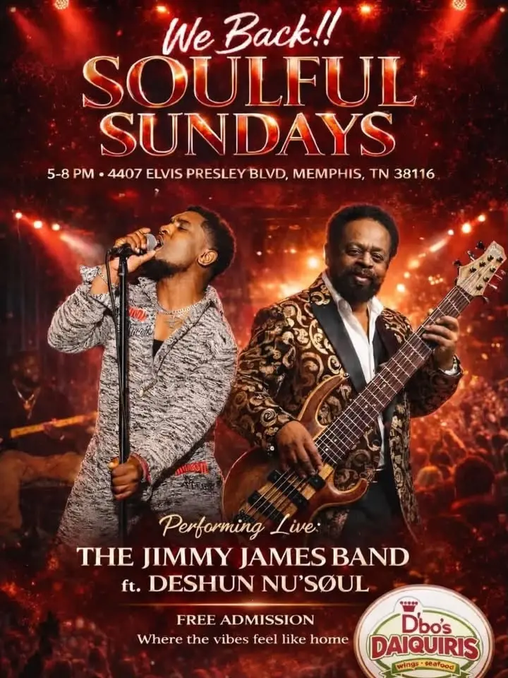 Soulful l Sundays with the Jimmy James Band at D'bo's Elvis Presley