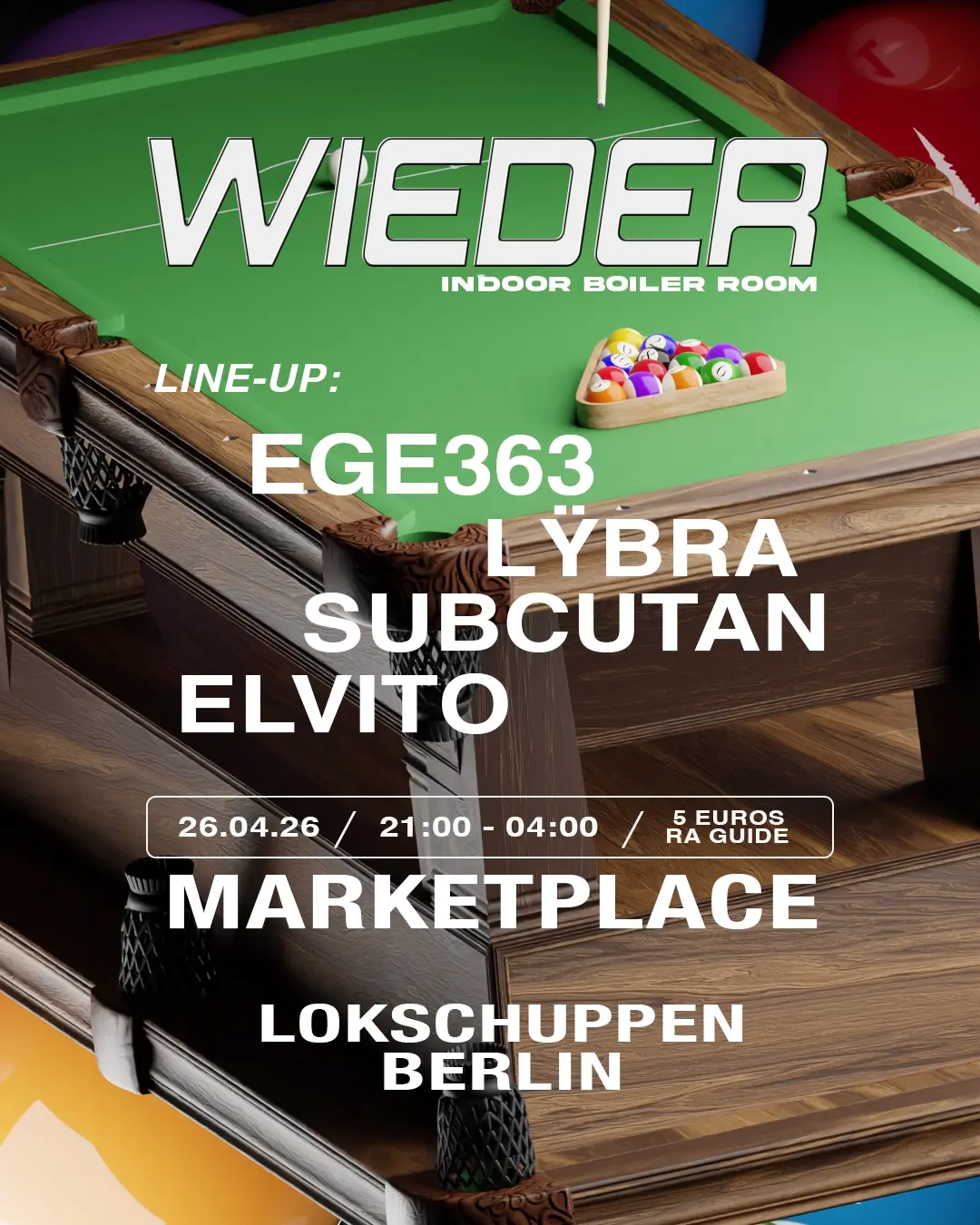 wieder: BOILER ROOM SETUP + MARKETPLACE