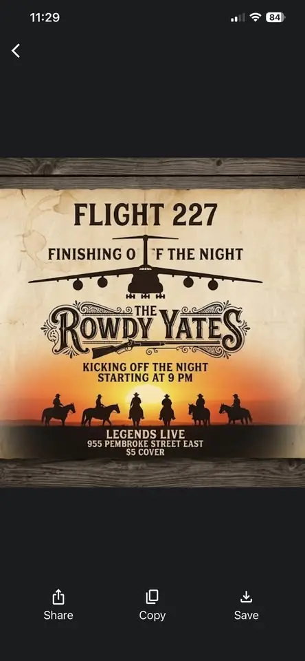 Rowdy Yates Band with Flight 227   Double Trouble ! 