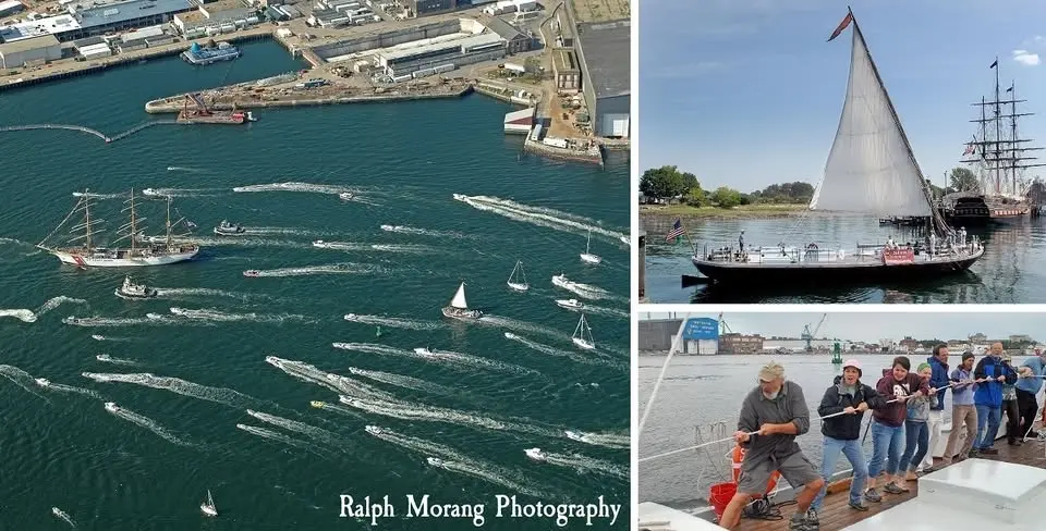 Gundalow sailing with the Parade of Sail - 2026
