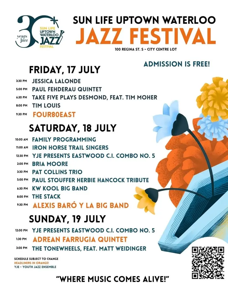2026 Sun Life UpTown Waterloo Jazz Festival! ๐ท