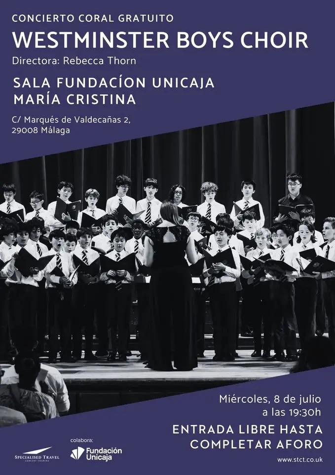Concierto Gratuito | WESTMINSTER BOYS CHOIR | Málaga