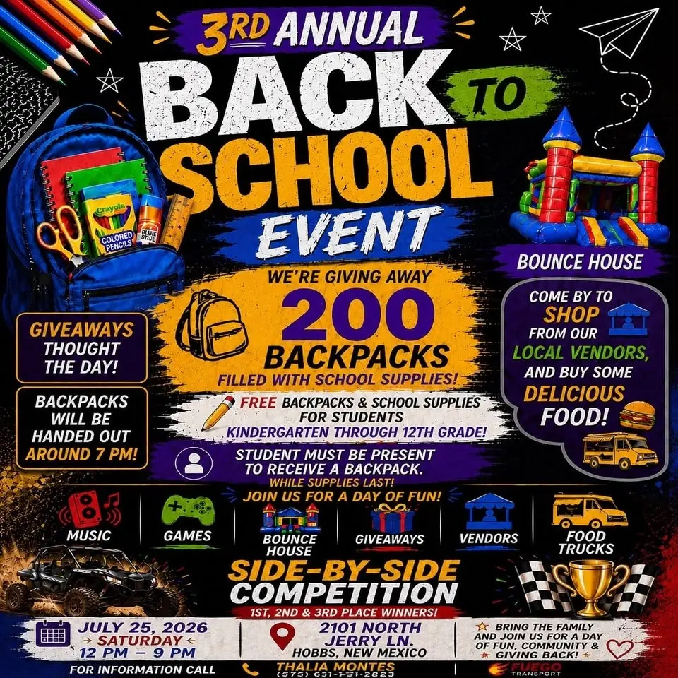 3rd Annual Back to School Event