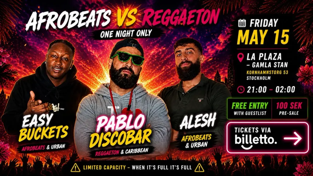 AFROBEATS VS REGGAETON • ONE NIGHT ONLY
