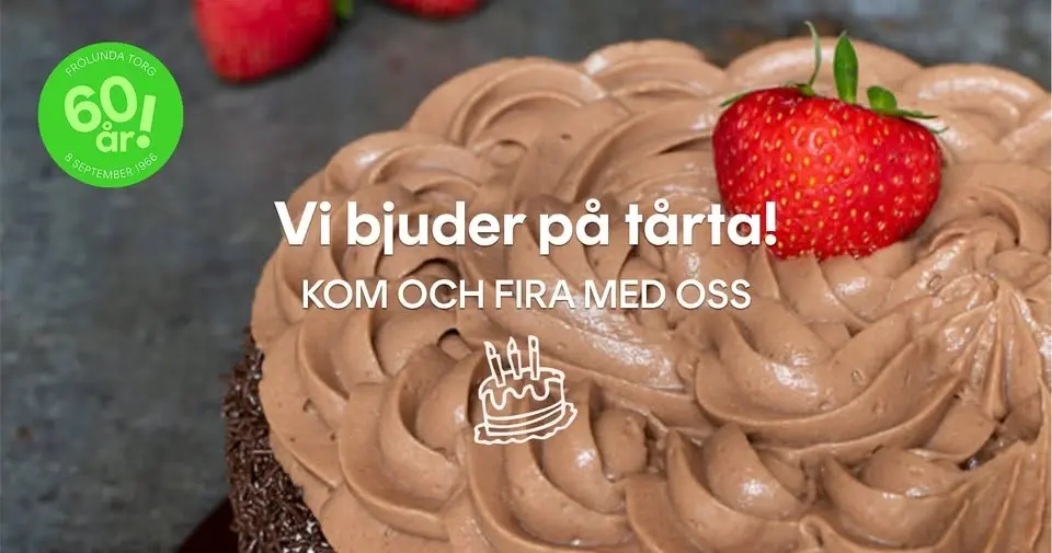 Tårtkalas Frölunda Torg 60 år!
