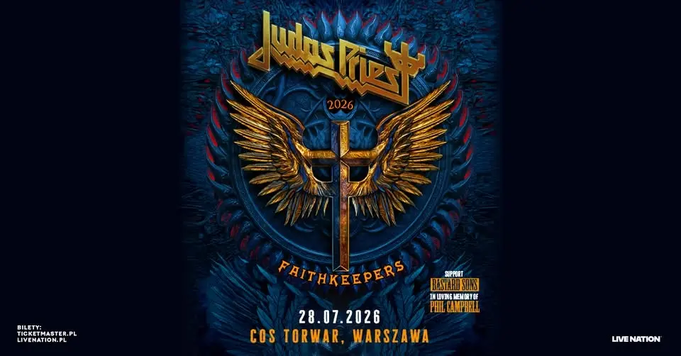 Judas Priest – FAITHKEEPERS TOUR 2026 – Official Event – 28.07.2026 – COS Torwar, Warszawa 