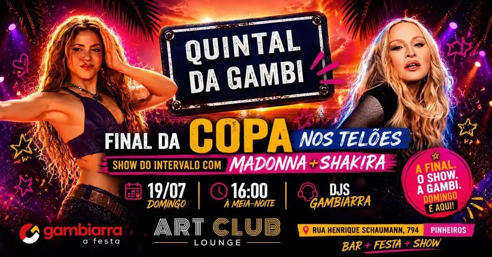 Final da Copa no Quintal da Gambi!