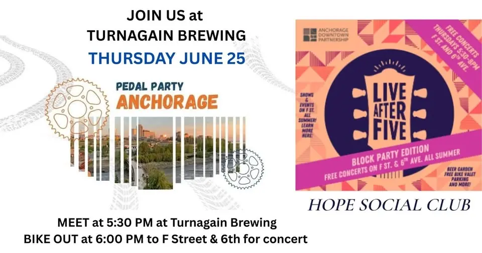 Week 4: Turnagain Brewing to Downtown (Hope Social Club concert)