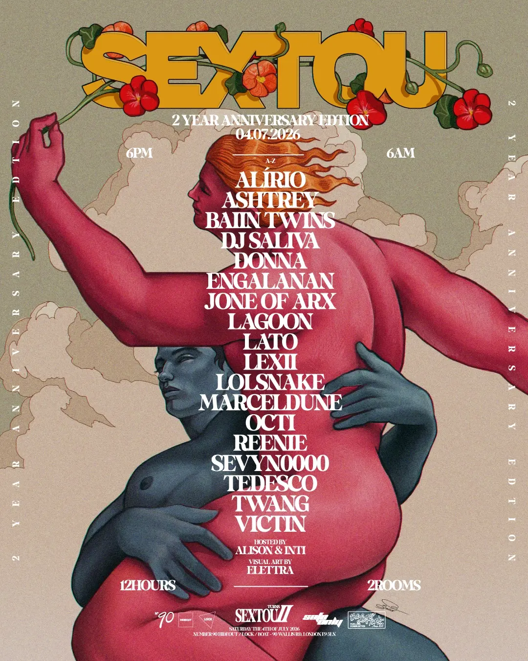 SEXTOU TURNS II - 2 YEAR ANNIVERSARY