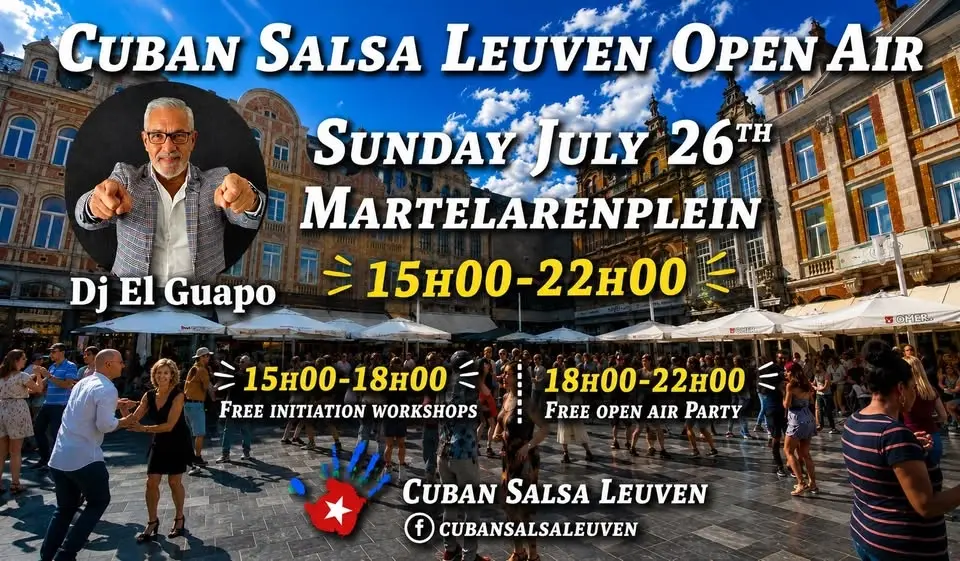 Cuban Salsa Leuven Open Air Third Edition - Free salsa party and workshops!!