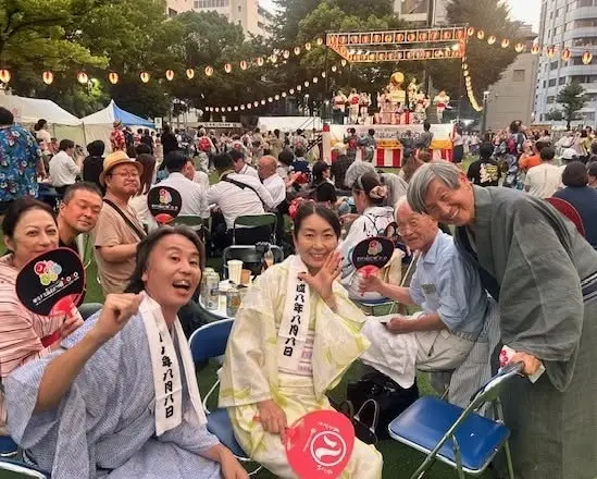 名古屋経営研究会 特別例会 栄ミナミ盆踊りとカクテルパーティ