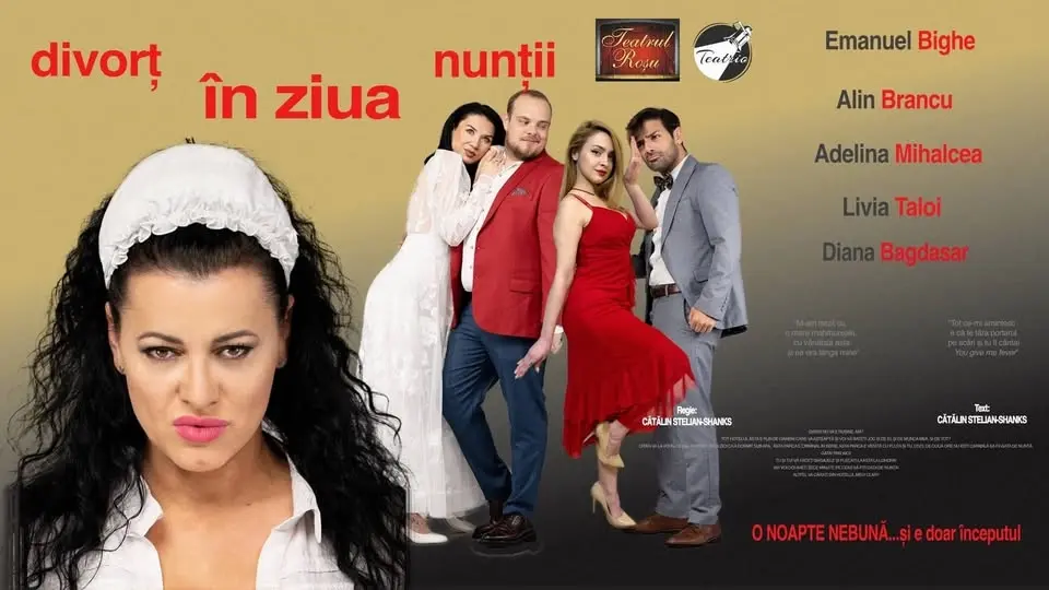 Buzău: Comedie/Teatru „Divorț în ziua nunții”