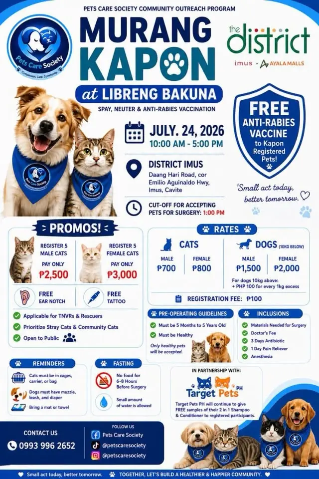 MURANG KAPON AT LIBRENG BAKUNA