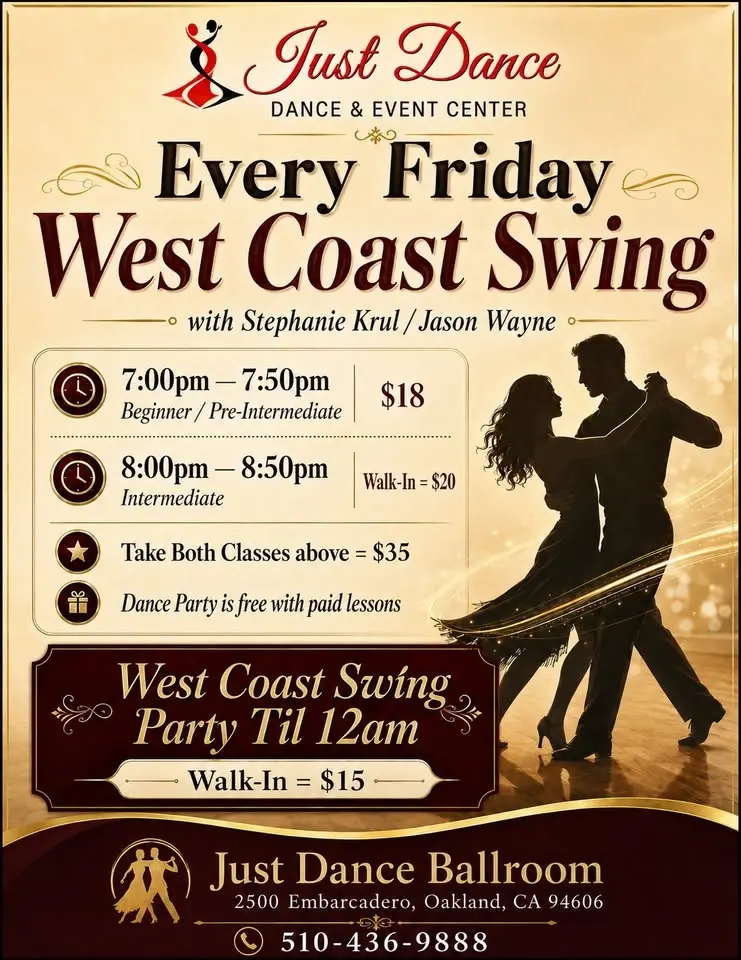 Every Friday-West Coast Swing 
