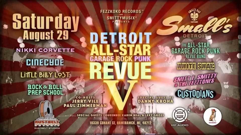 Detroit All-Star Garage Rock Punk Revue V - 2026