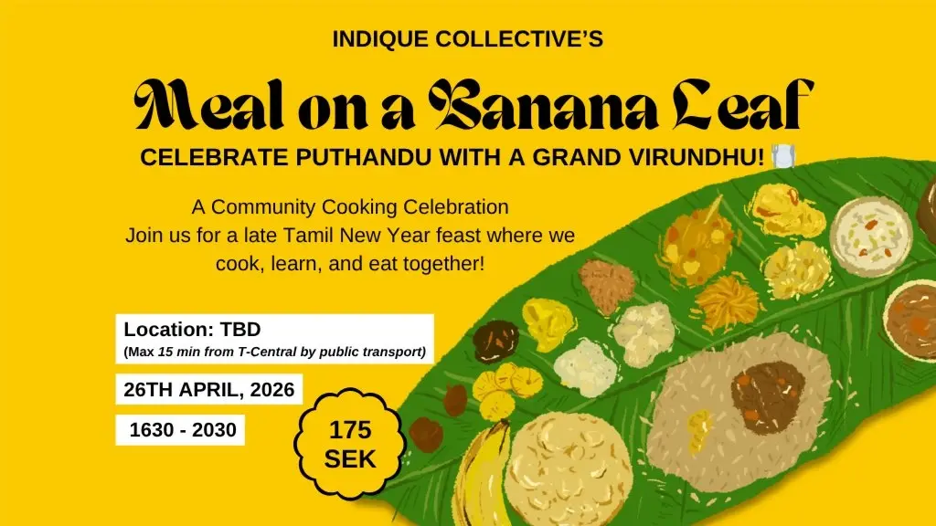 Meal on a Banana Leaf:  A Tamil New Year community cooking event