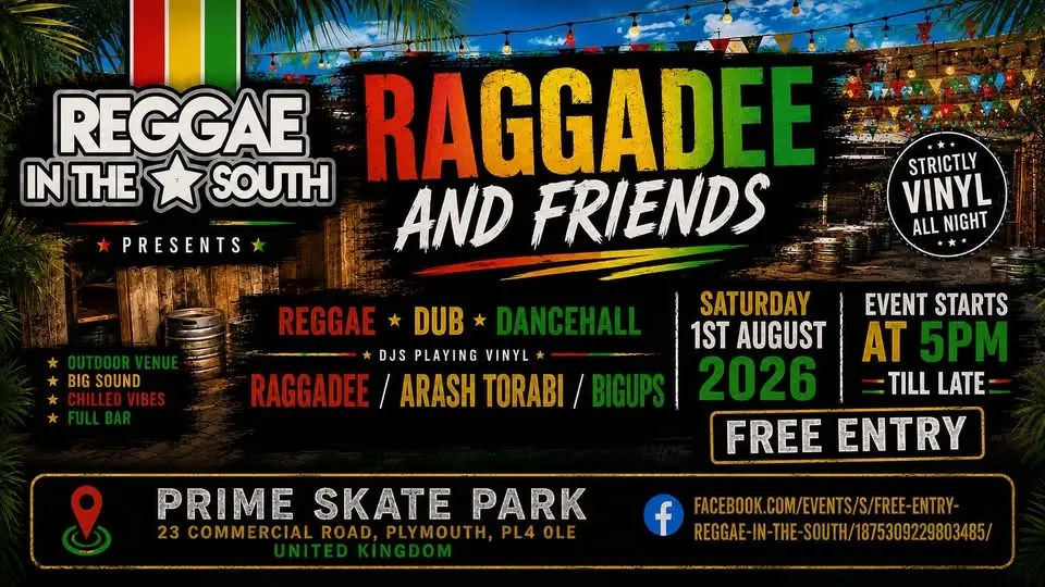 FREE ENTRY !! Reggae In The South Present Raggadee and Friends 🔥🔥