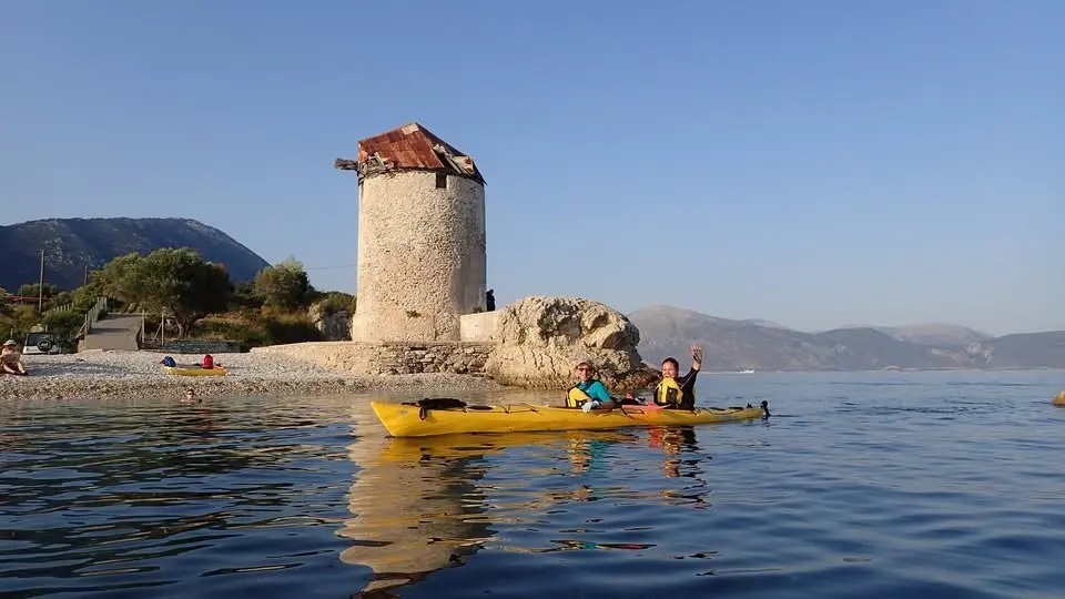 Каяк пиключение из дивите острови на Йонийско море
