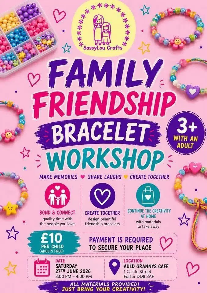 Family Friendship Bracelet Making Workshop