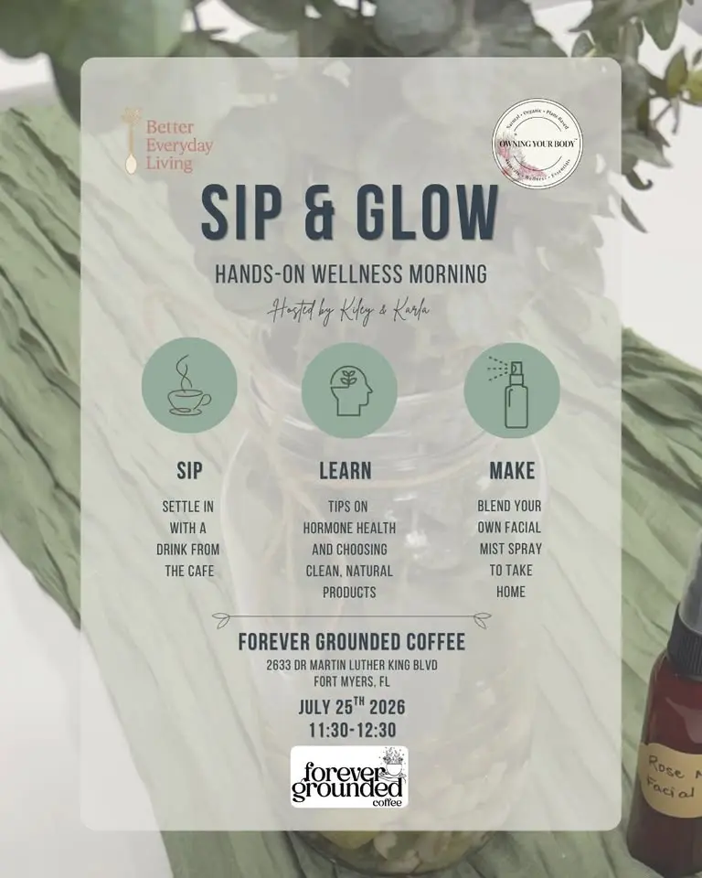 Sip and Glow Workshop