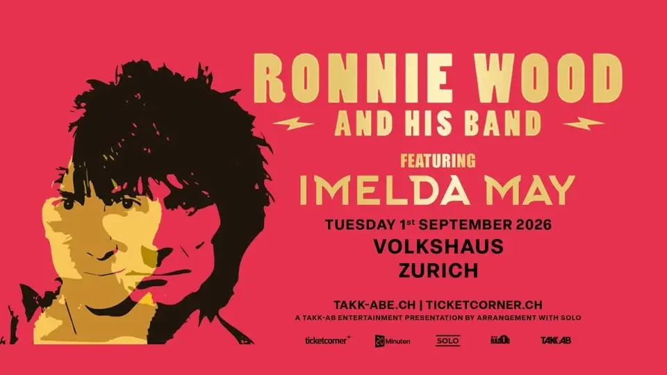 Ronnie Wood and his band ft. Imelda May · Volkshaus Zurich · Tue, 01 September