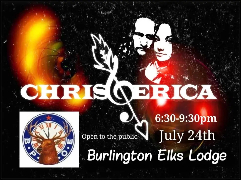 Chris & Erica back at the Burlington Elks Lodge