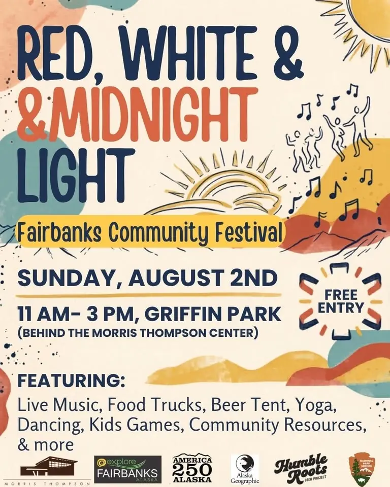 Red, White, and Midnight Light communityfest