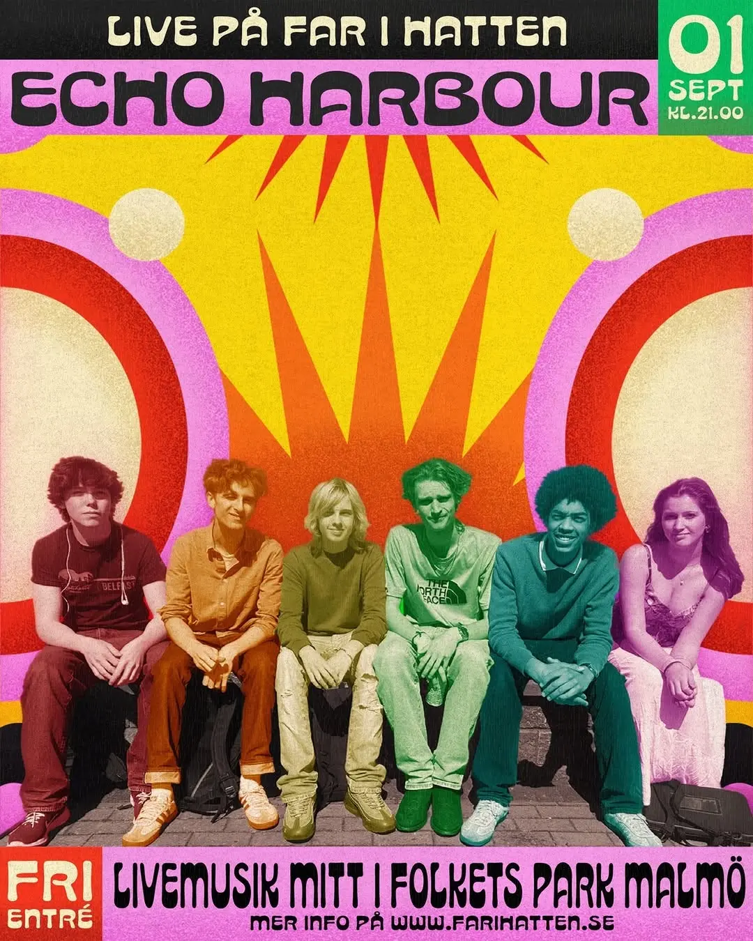 Echo Harbour Live på Far i Hatten