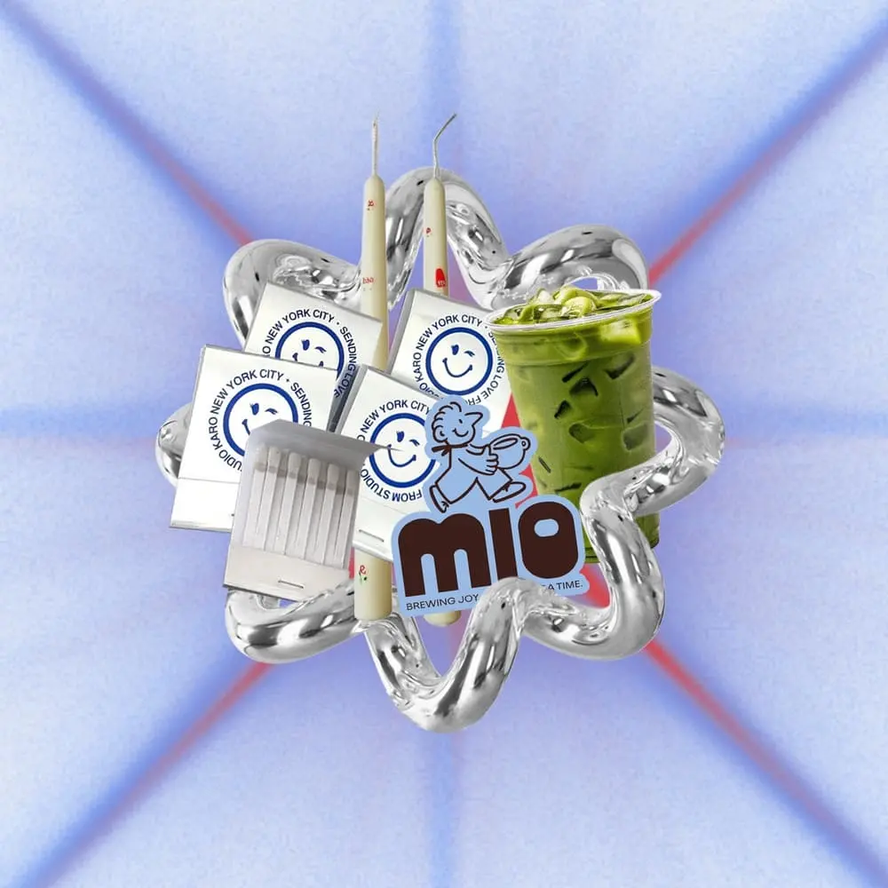 karo [cafe] art club vol.7 : wax painting on candles & matcha with @mio.nyc