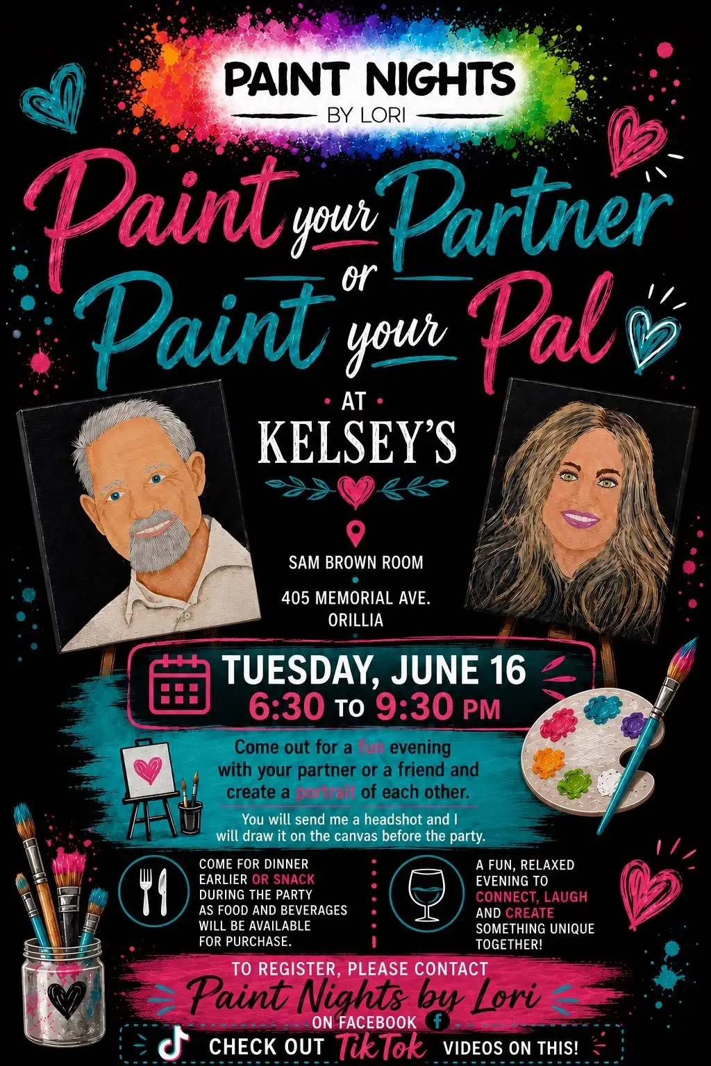 Paint your partner or pal