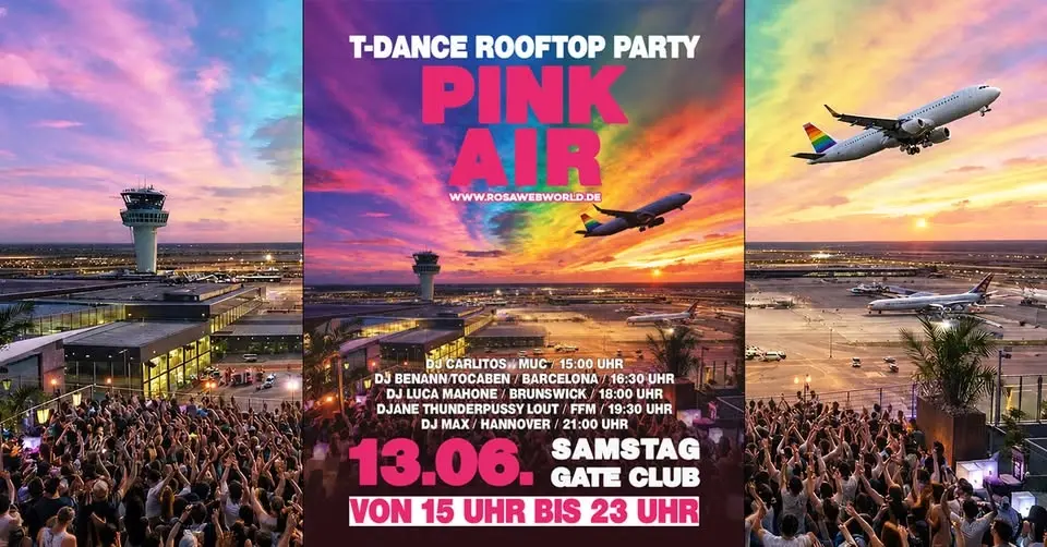 PINK AIR - T-DANCE ROOFTOP PARTY