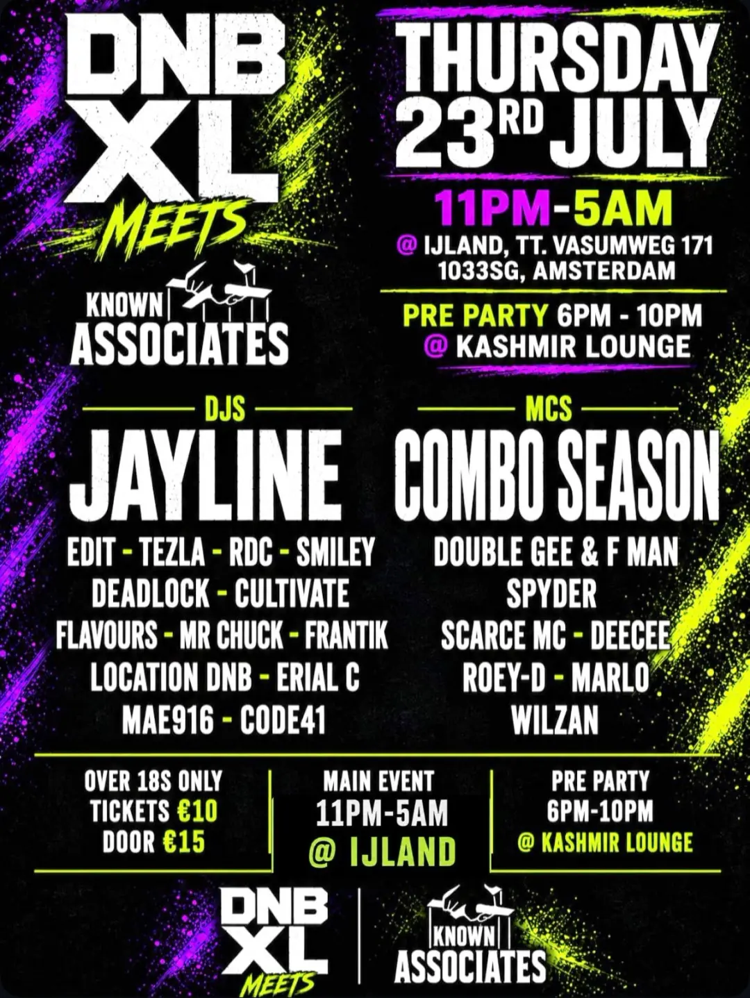 DnB XL meets Known Associates