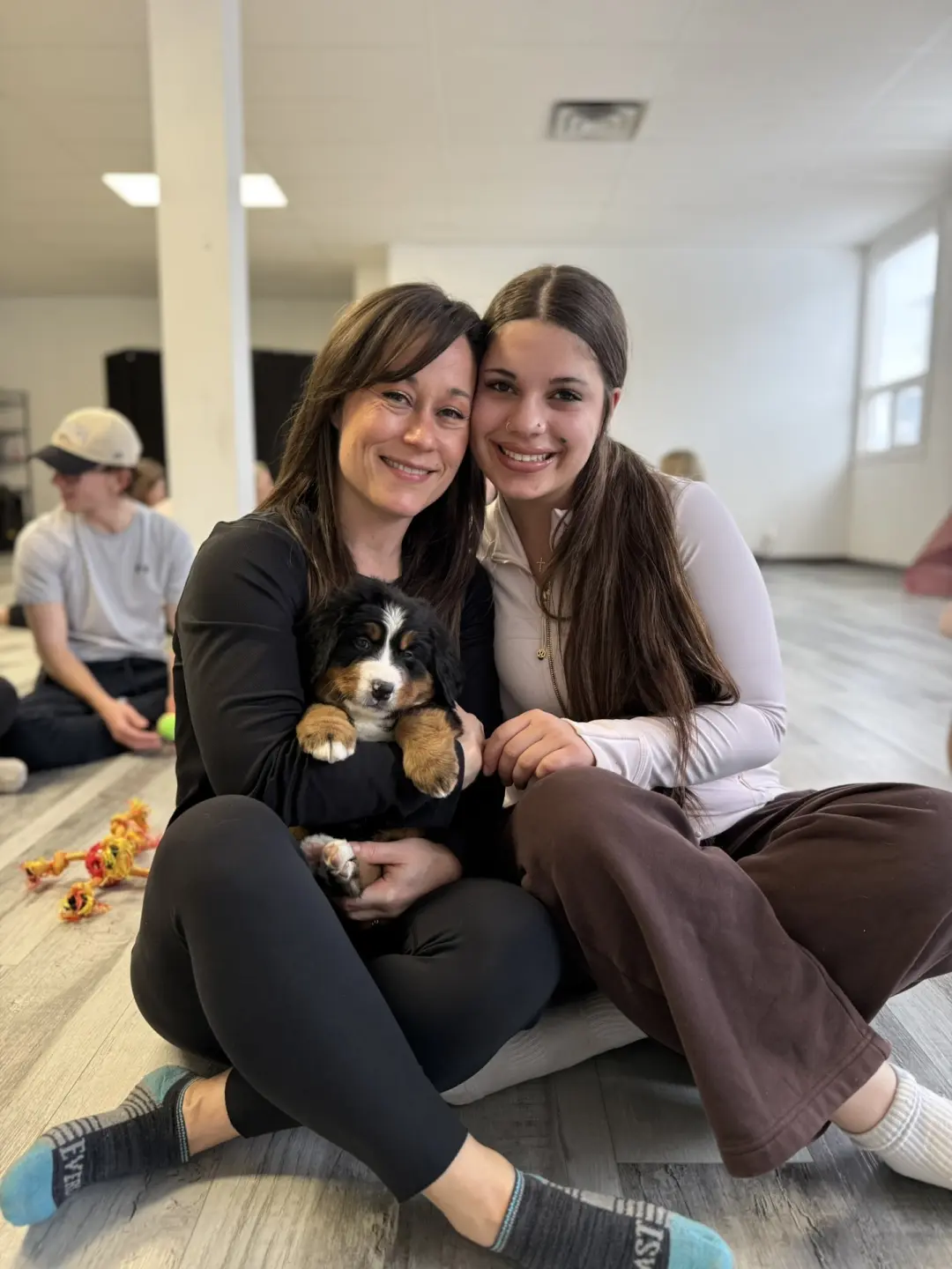 AfroPuppyYoga |📍Kitchener |🐶Bernese Mountain Dogs